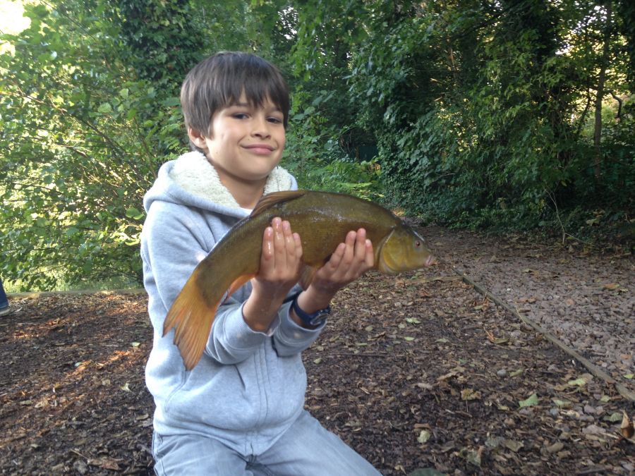 September 2015 - Great Catches on 1st CAST Course for Jack & Oliver!